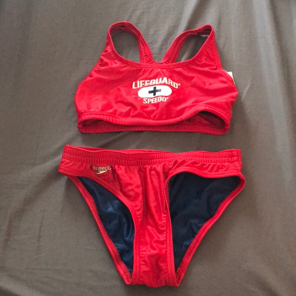 lifeguard bikini set